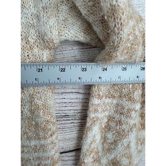 Joie Open Front Southwest Duster Cardigan Sweater Womens Large Cream Beige - Picture 11 of 12
